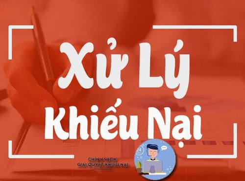 QUY TRÌNH GIẢI QUYẾT KHIẾU NẠI